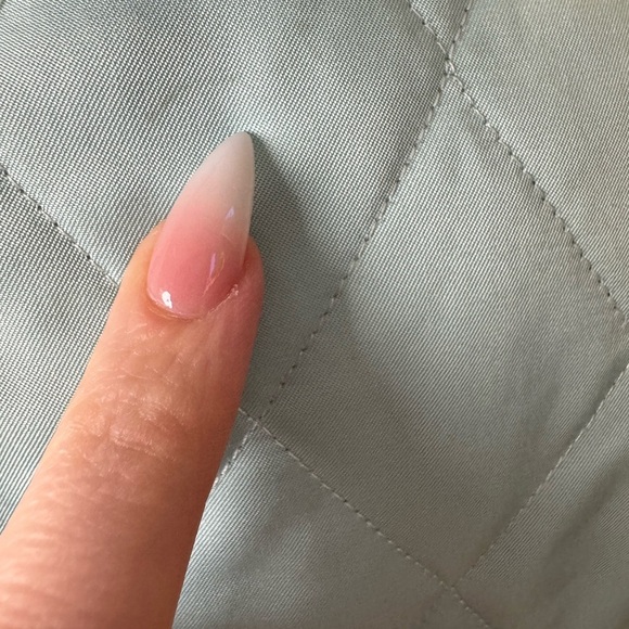 BURBERRY LONDON Quilted Mint Green Tiffany Blue Nova Check Lined Jacket Size XS - Picture 9 of 12